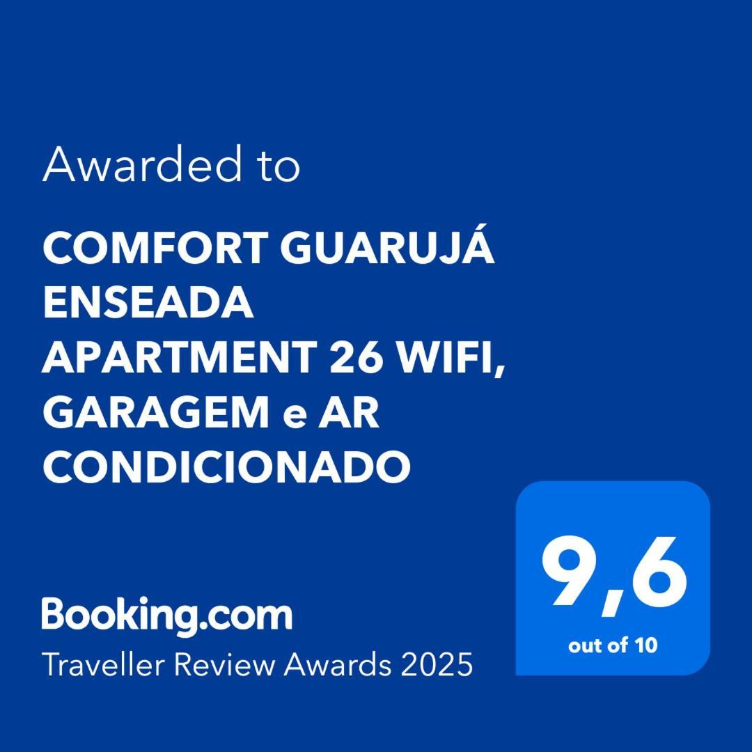 Comfort Guaruja Enseada Apartment 26 Wifi, Garagem E Ar Condicionado Экстерьер фото